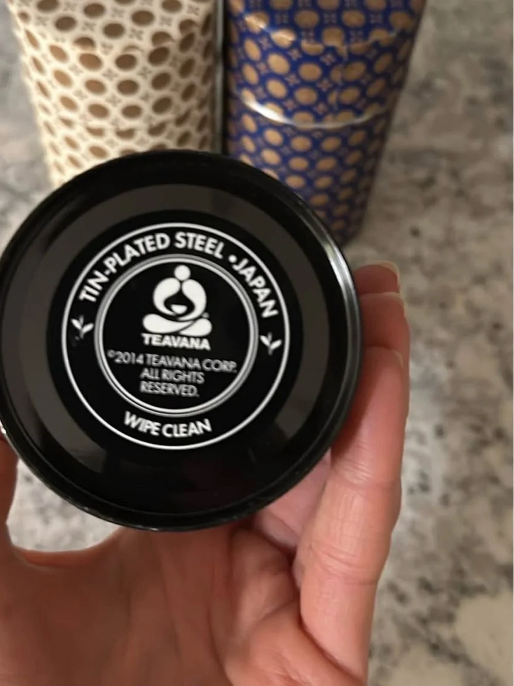 Teavana Patterned Tea Canister Set